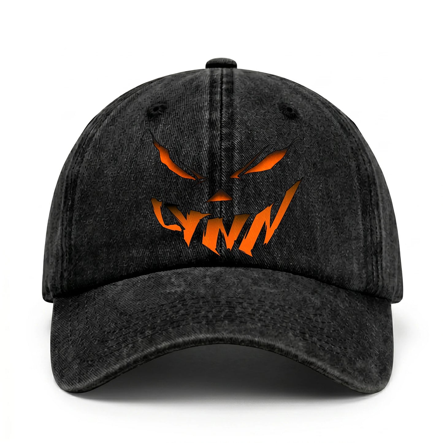 Your Name Jack O' Lantern Halloween Washed Cap LYNN 13K1 C100PF
