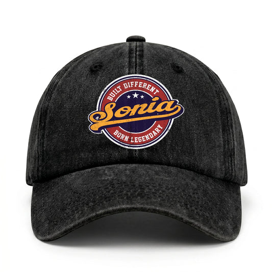 Built Different Born Legendary Logo Washed Cap SONIA 13K1 C65PF