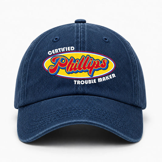 Certified Your Name Trouble Maker Washed Cap PHILLIPS 13K1 C73PF