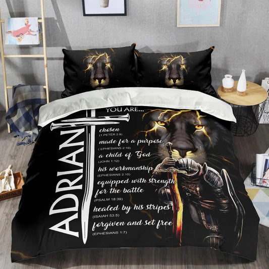 ADRIAN Limited Edition Personalized Bedding Set 13K1-BS1