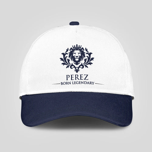 Born legendary lion blue and white baseball cap PEREZ 13K1 C185PF