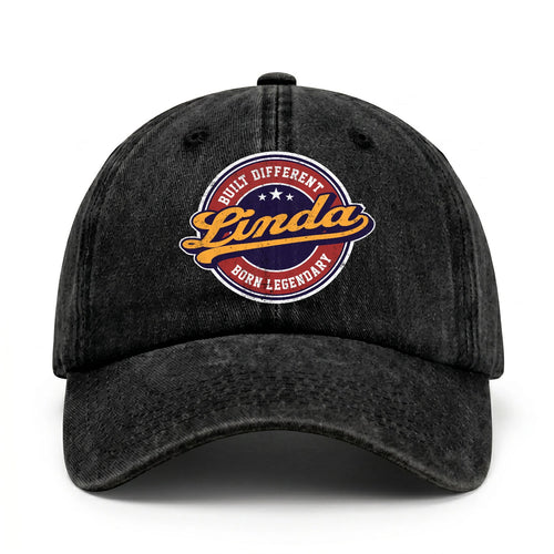 Built Different Born Legendary Logo Washed Cap LINDA 13K1 C65PF