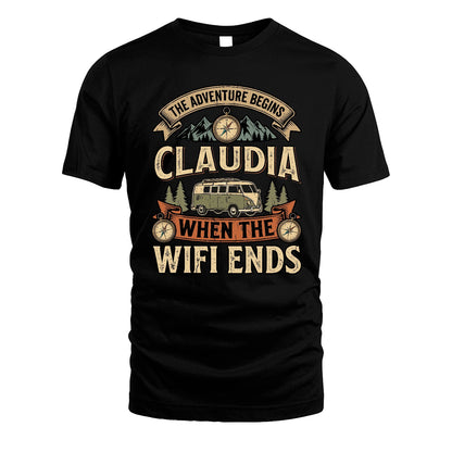 CLAUDIA 13K1-547 The Adventure Begins Name When The Wifi Ends