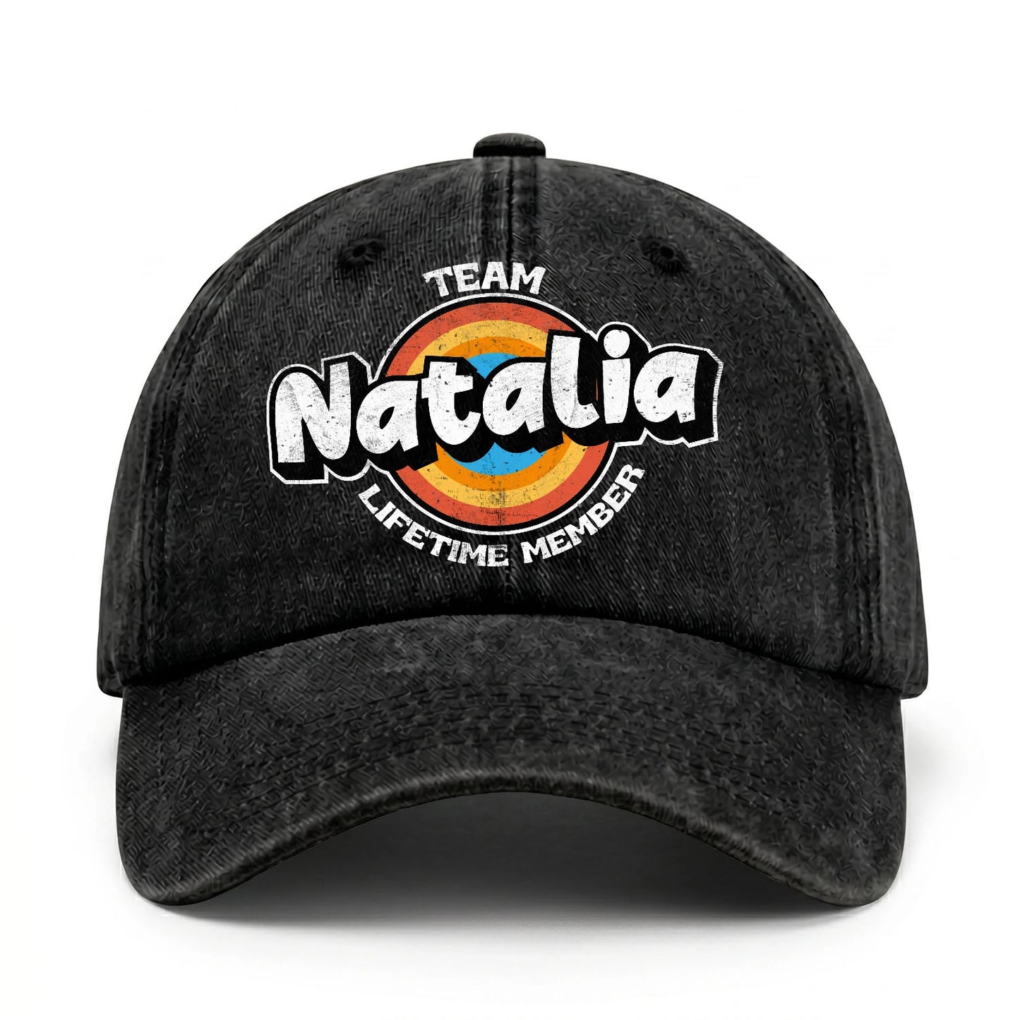 Team Your Name Lifetime Member Logo Cap NATALIA 13K1 C66PF