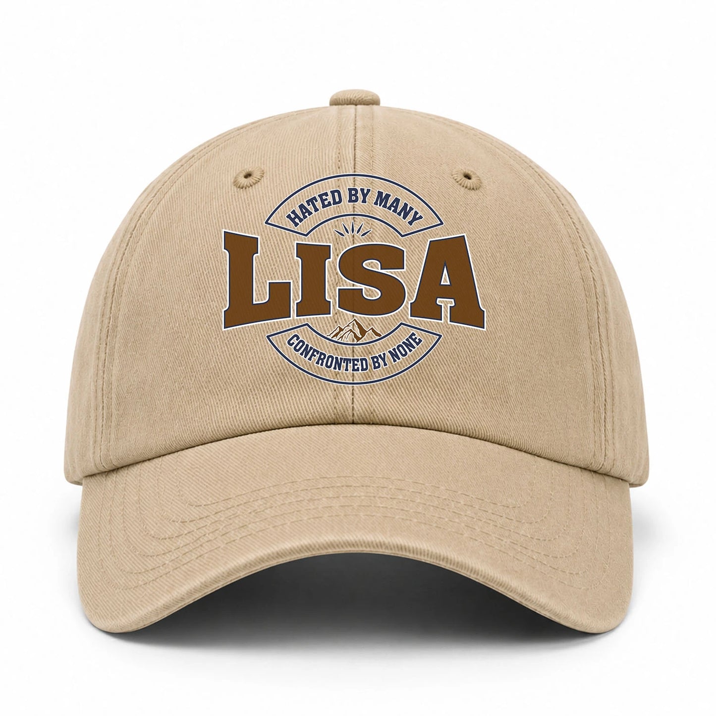 Hated By Many Confronted By None Washed Cap LISA 13K1 C36PF
