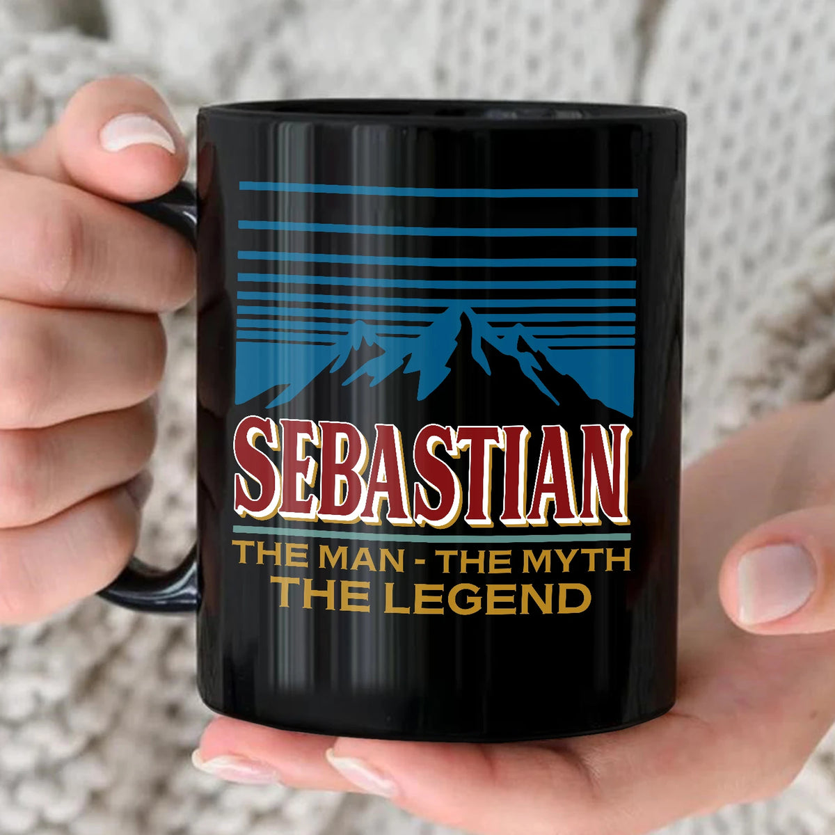 The Man The Myth The Legend Mountain Mug SEBASTIAN 13K1 MG04