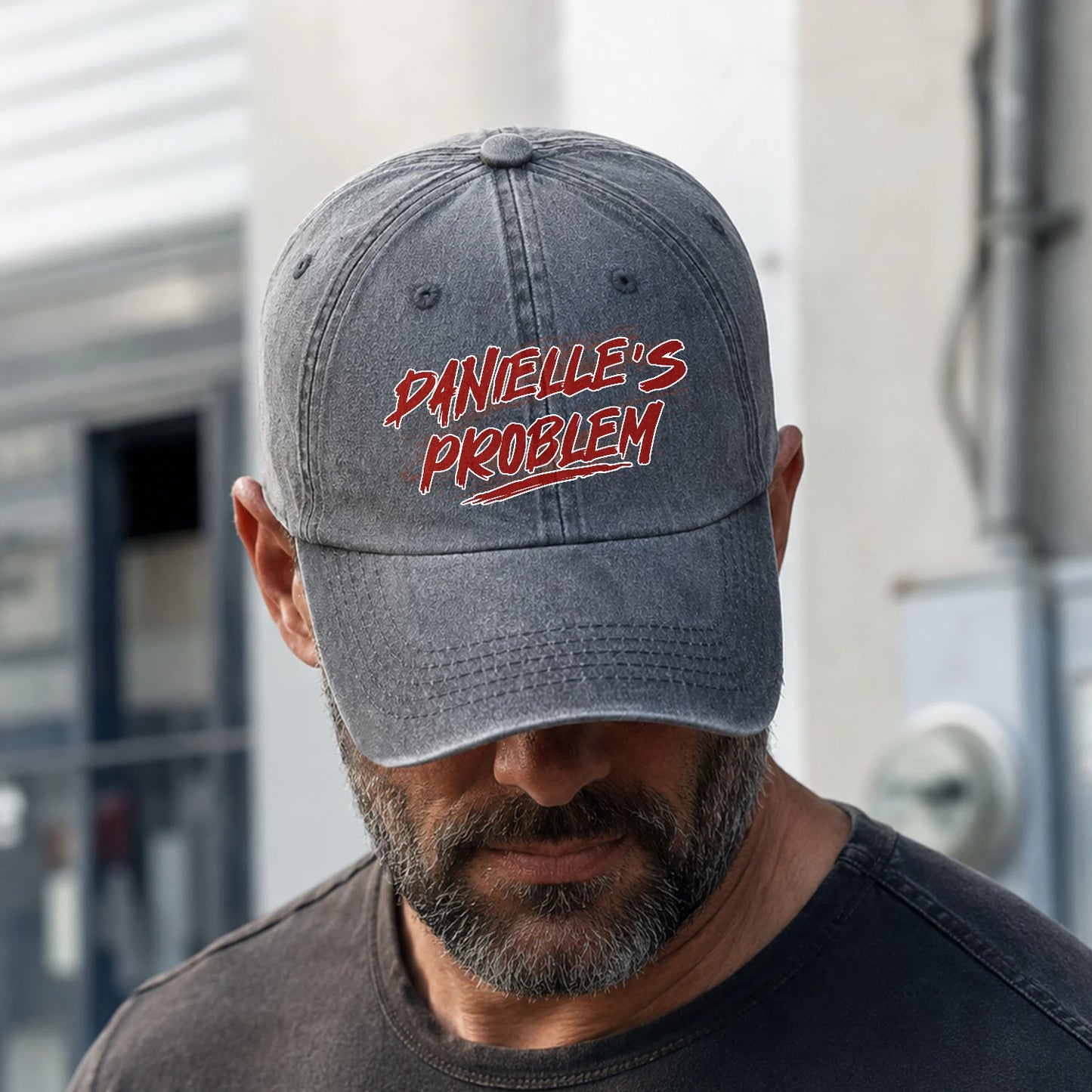 Someone's Problem Funny Washed Cap DANIELLE 13K1 C80PF