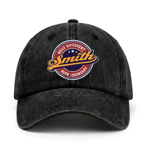 Built Different Born Legendary Logo Washed Cap SMITH 13K1 C65PF