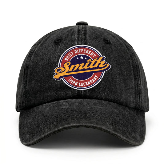 Built Different Born Legendary Logo Washed Cap SMITH 13K1 C65PF