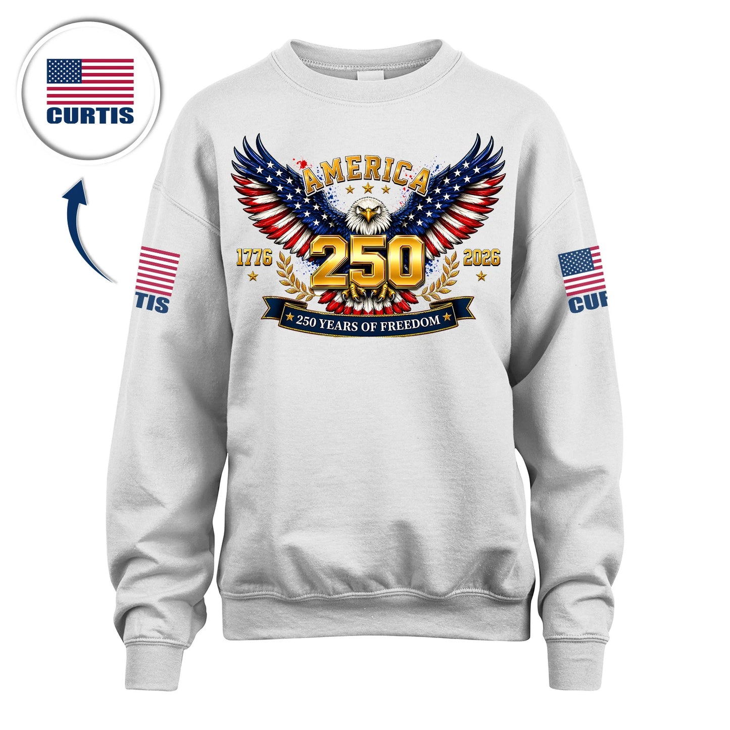 CURTIS 13K1-550 America 1776-2026 250 Years of Freedom