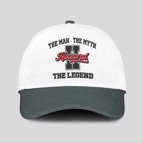 The Man The Myth The Legend Custom Initial Letter And Name Cap HOWARD 13K1 C38PF