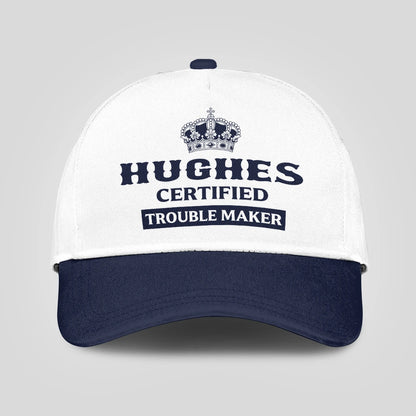 Certified Your Name Trouble Maker Washed Cap HUGHES 13K1 C148PF