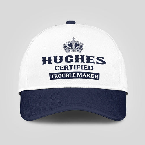 Certified Your Name Trouble Maker Washed Cap HUGHES 13K1 C148PF