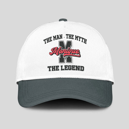 The Man The Myth The Legend Custom Initial Letter And Name Cap MONIQUE 13K1 C38PF