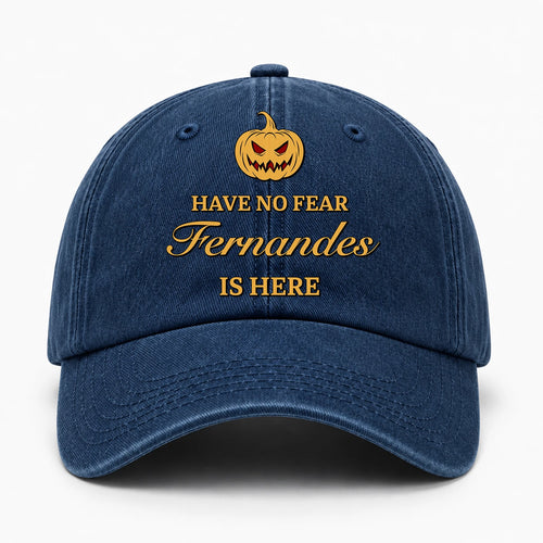 Have No Fear Your Name Is Here Jack O' Lantern Washed Cap FERNANDES 13K1 C165PF