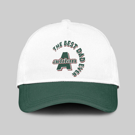 The Best Dad Ever Custom Name Cap ADRIAN 13K1 C35PF