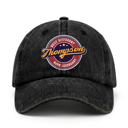 Built Different Born Legendary Logo Washed Cap THOMPSON 13K1 C65PF