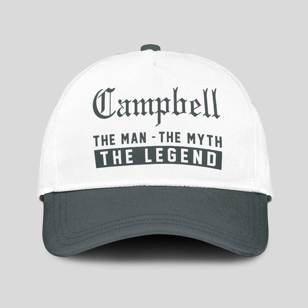 The Man The Myth The Legend Luxury Cap CAMPBELL 13K1 C39PF