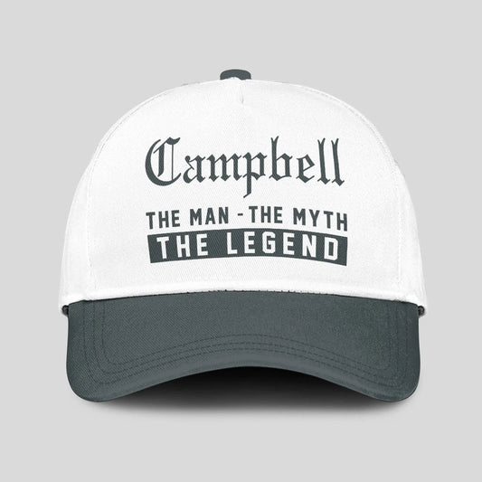 The Man The Myth The Legend Luxury Cap CAMPBELL 13K1 C39PF