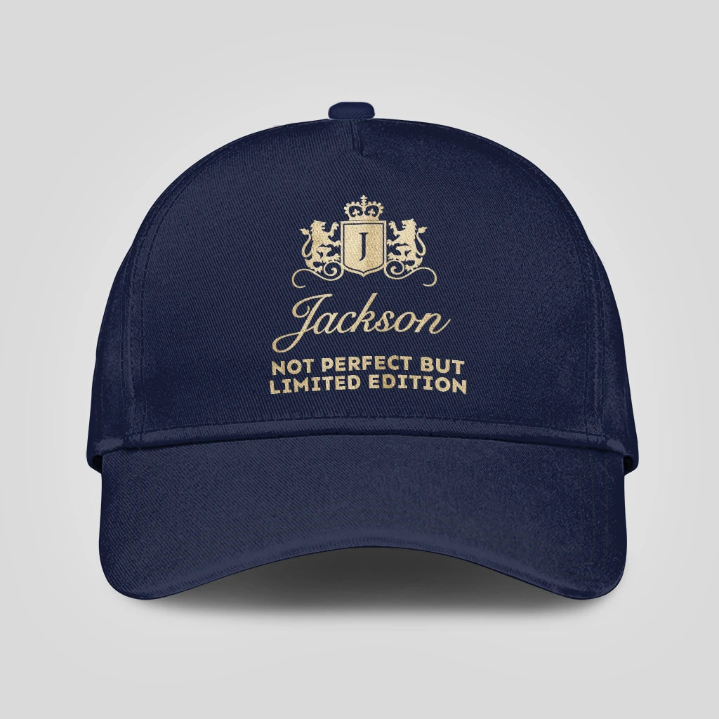 Not Perfect But Limited Edition Crest Logo Navy Cap JACKSON 13K1 C160PF