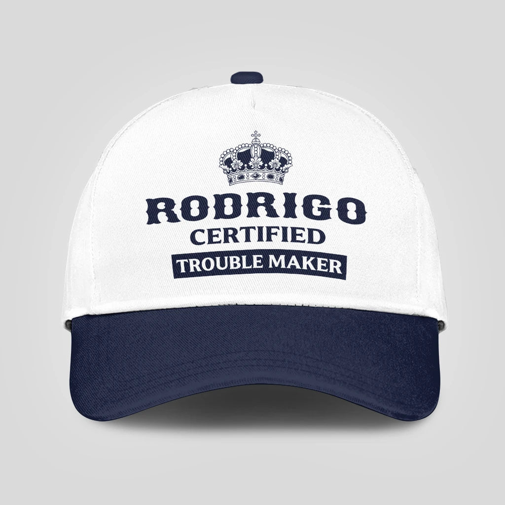 Certified Your Name Trouble Maker Washed Cap RODRIGO 13K1 C148PF