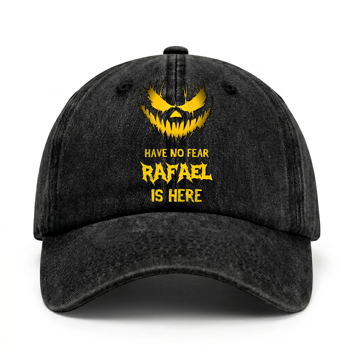 Have No Fear Your Name Is Here Jack O' Lantern Washed Cap RAFAEL 13K1 C135PF
