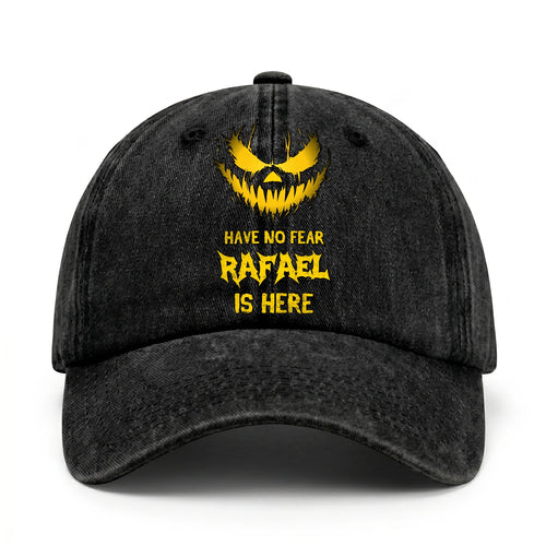 Have No Fear Your Name Is Here Jack O' Lantern Washed Cap RAFAEL 13K1 C135PF