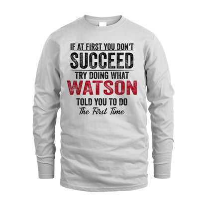 WATSON 13K1-357 If At First You Don't Succeed...