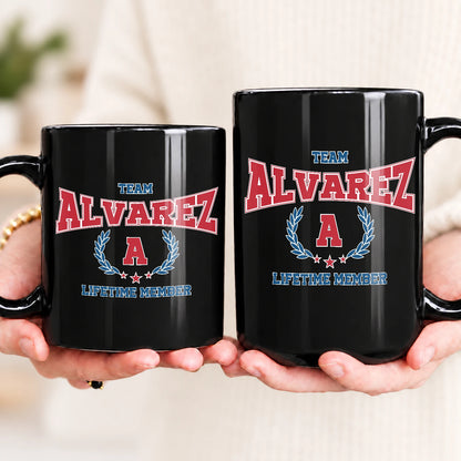 Team Your Name Lifetime Member Sporty Mug ALVAREZ 13K1 MG09