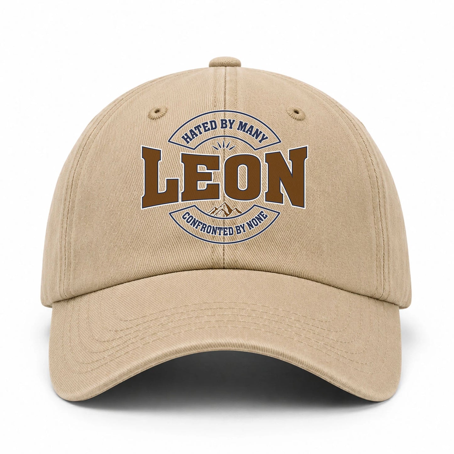 Hated By Many Confronted By None Washed Cap LEON 13K1 C36PF