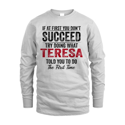 TERESA 13K1-357 If At First You Don't Succeed...