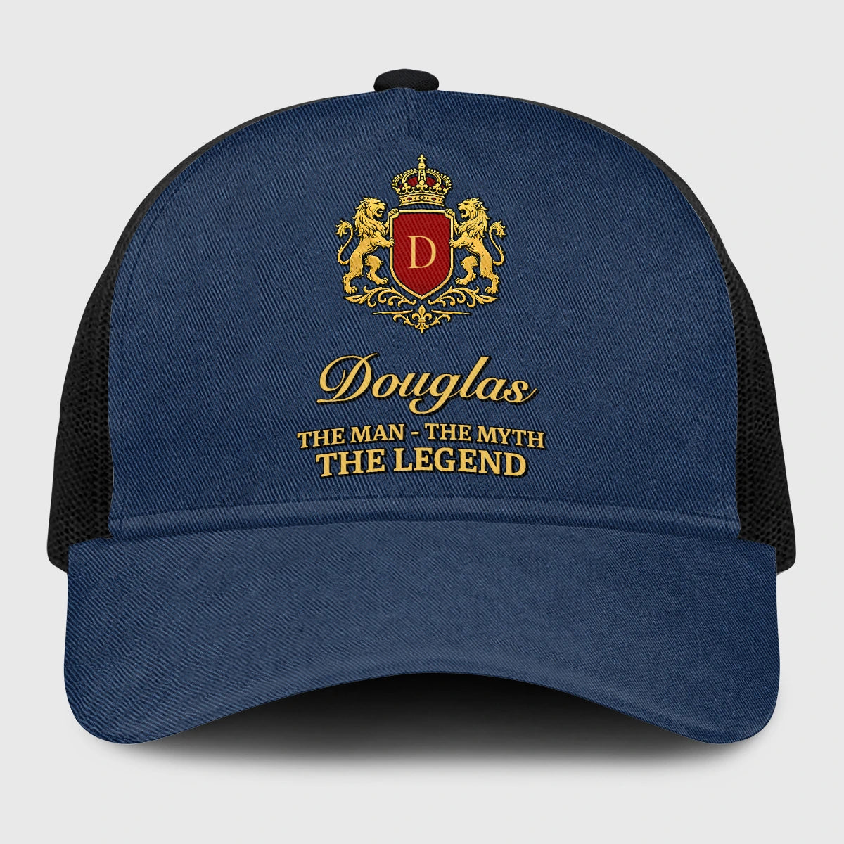 The Man The Myth The Legend Royal Blue Mesh Cap DOUGLAS 13K1 C187PF
