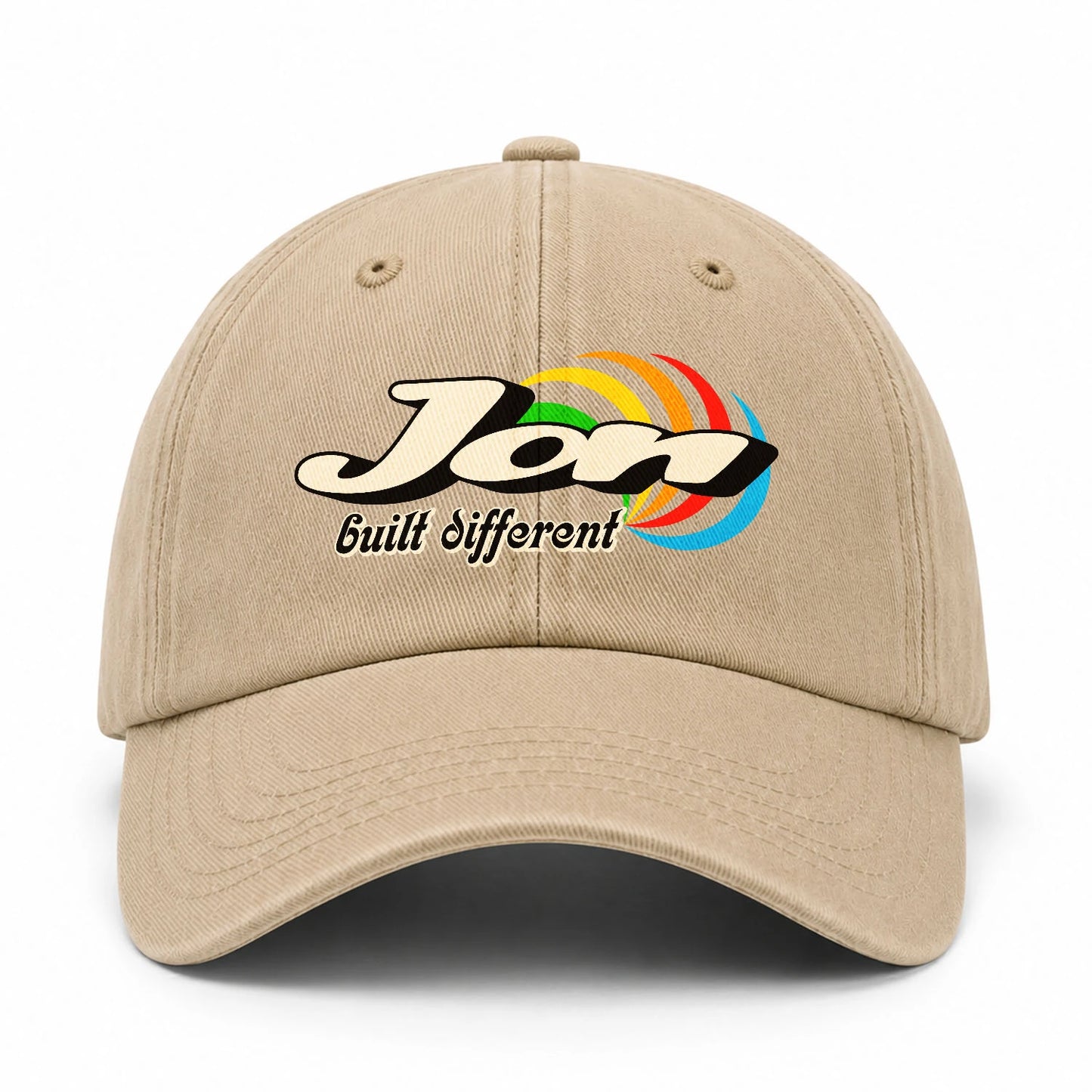 Your Name Built Different Retro Washed Cap JON 13K1 C55PF