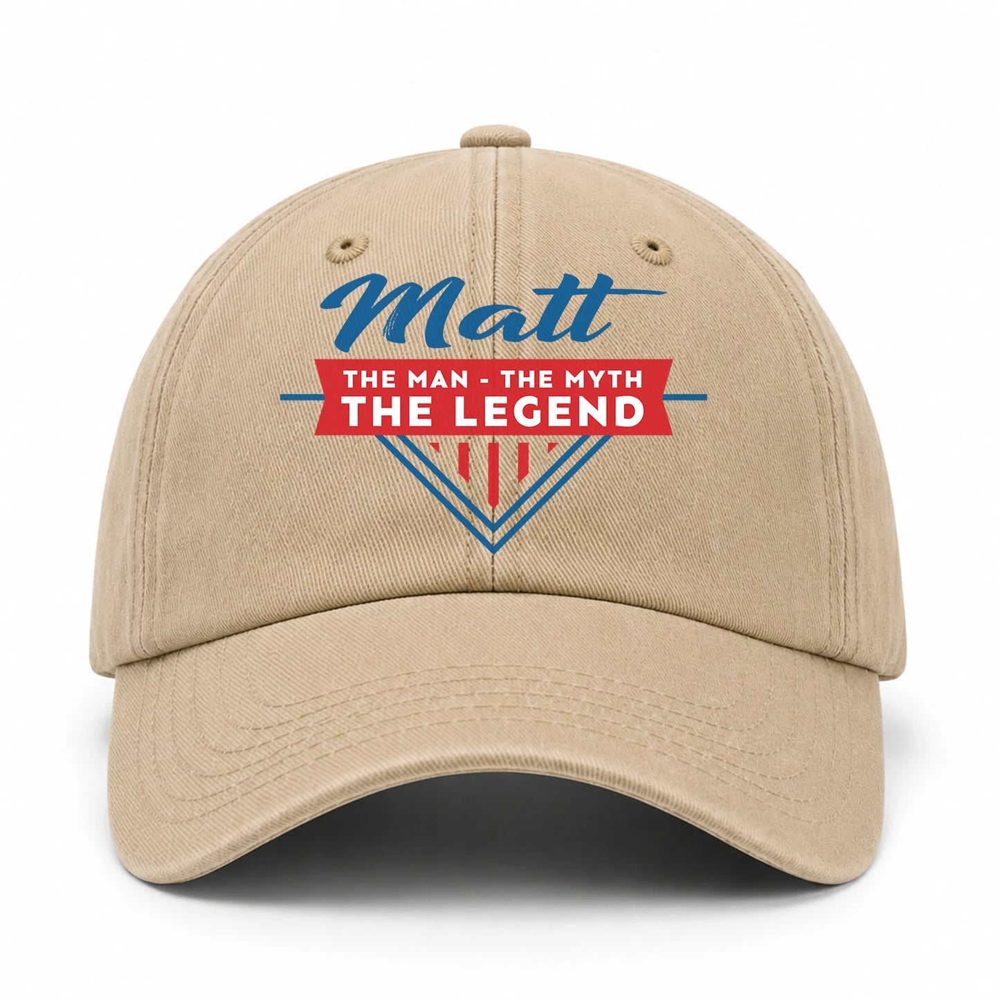 The Man The Myth The Legend Logo Washed Cap MATT 13K1 C37PF