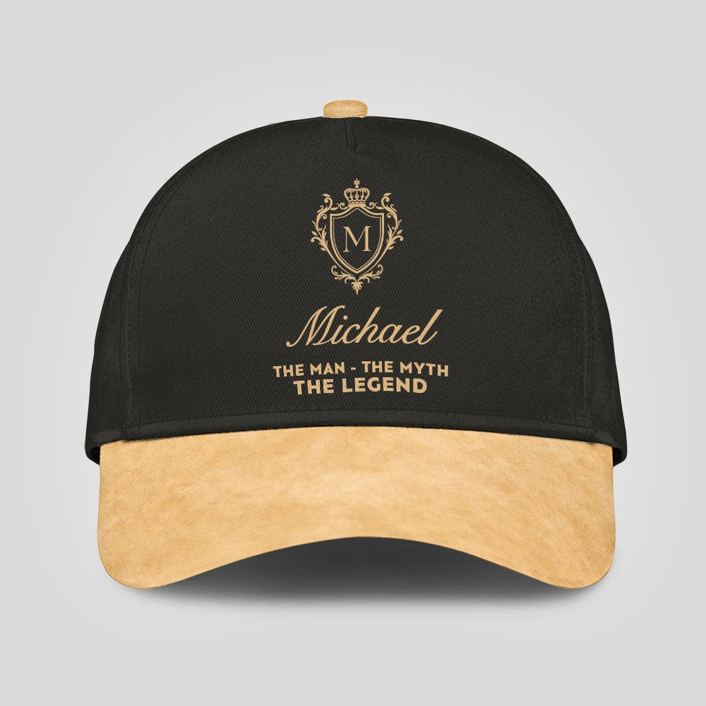 The Man The Myth The Legend Black And Champagne Gold Cap MICHAEL 13K1 C94PF