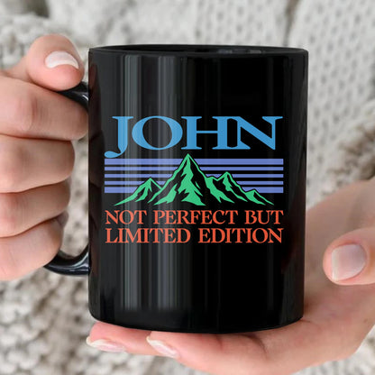 Not Perfect But Limited Eidition Retro Mountain Mug JOHN 13K1 MG29