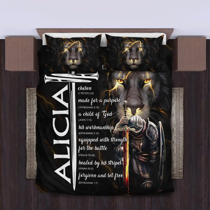 ALICIA Limited Edition Personalized Bedding Set 13K1-BS1