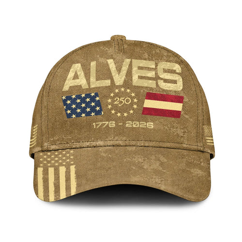 ALVES 13K1-C14PF 250th Anniversary Patriotic Baseball Cap 1776–2026