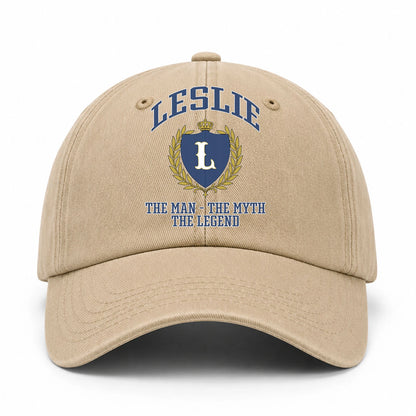 The Man The Myth The Legend Luxury Logo Cap LESLIE 13K1 C34PF