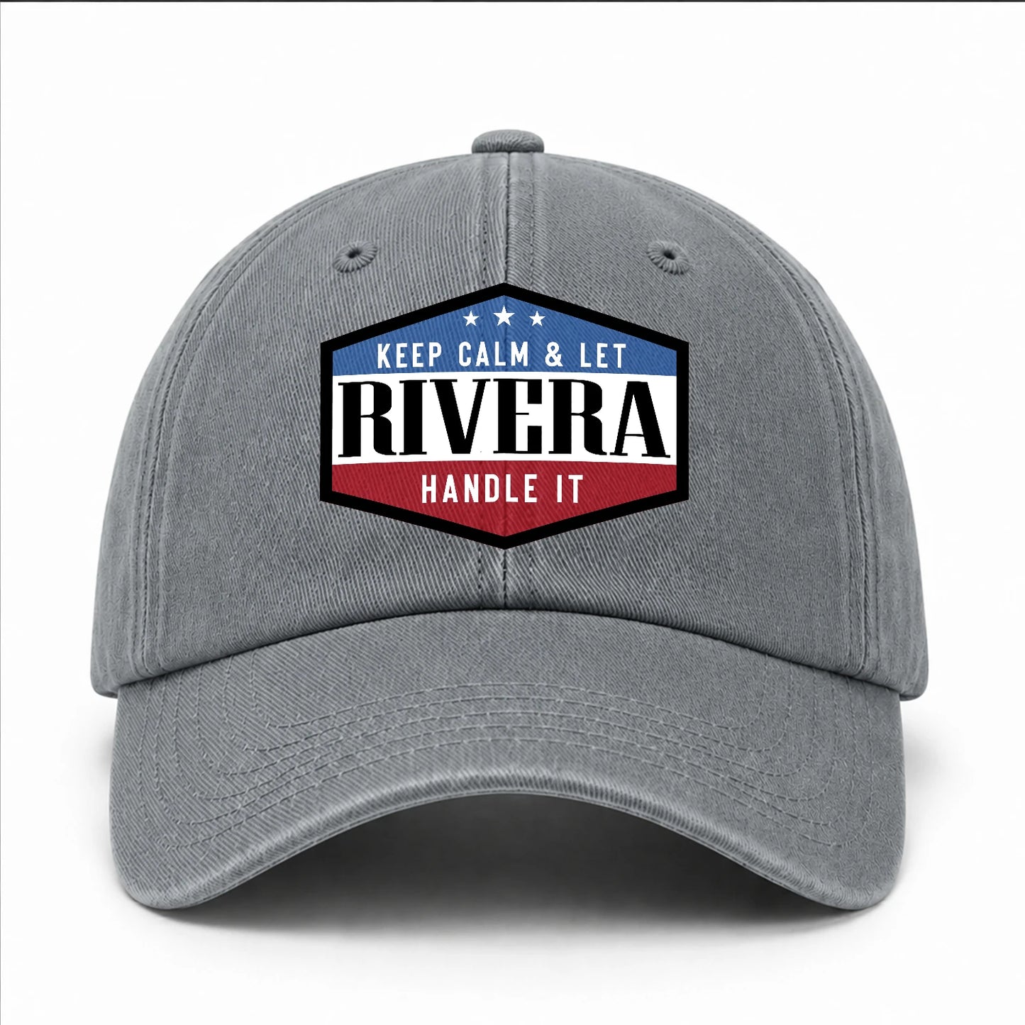 Keep Calm & Let Your Name Handle It Washed Cap RIVERA 13K1 C87PF