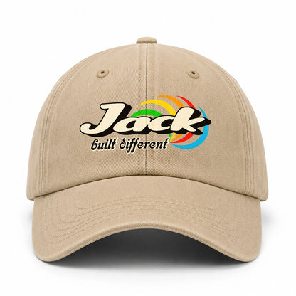 Your Name Built Different Retro Washed Cap JACK 13K1 C55PF