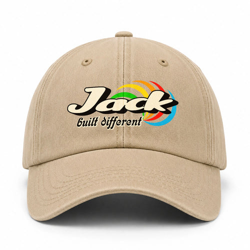 Your Name Built Different Retro Washed Cap JACK 13K1 C55PF