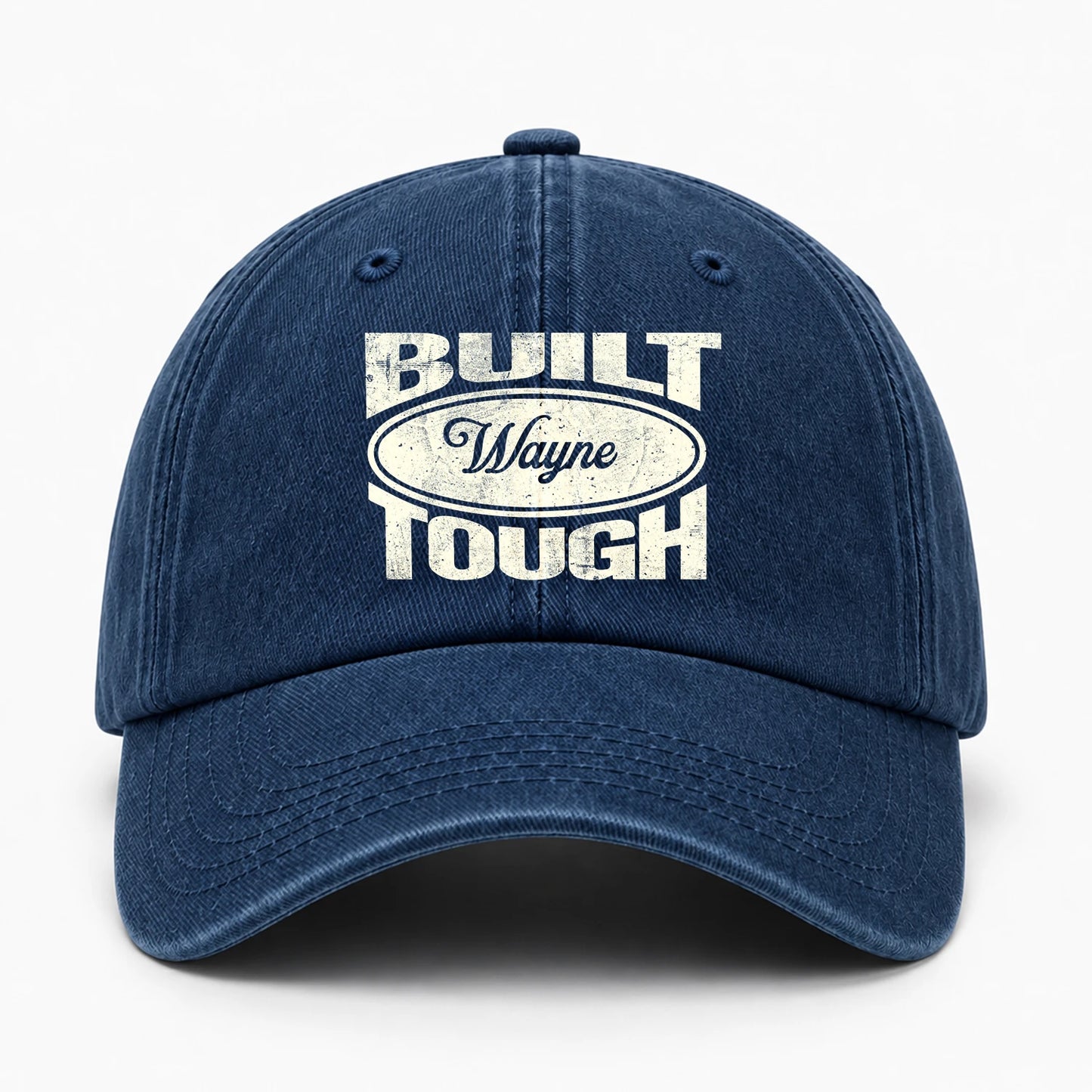 Built Your Name Tough Slogan Washed Cap WAYNE 13K1 C96PF