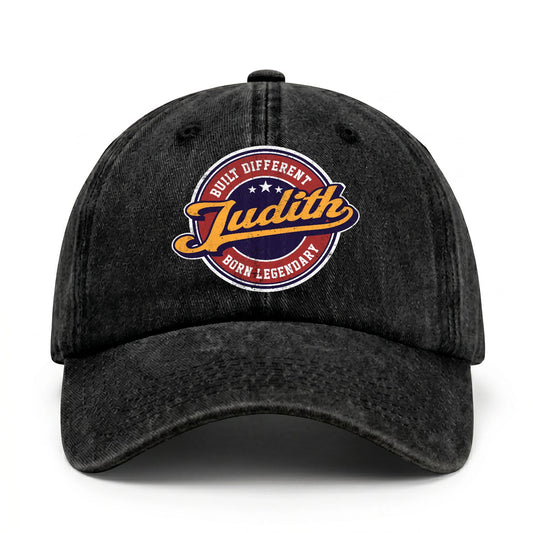 Built Different Born Legendary Logo Washed Cap JUDITH 13K1 C65PF