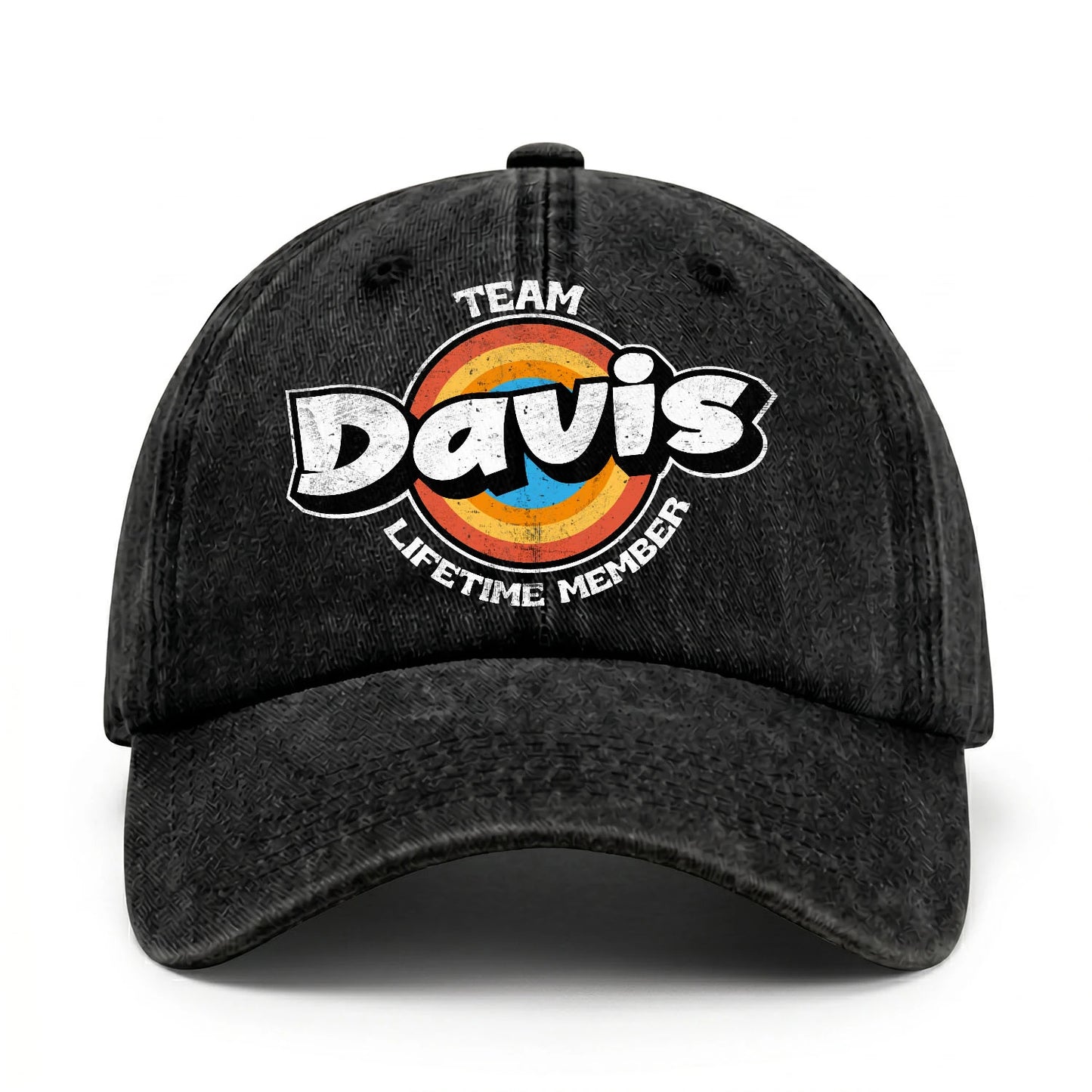 Team Your Name Lifetime Member Logo Cap DAVIS 13K1 C66PF
