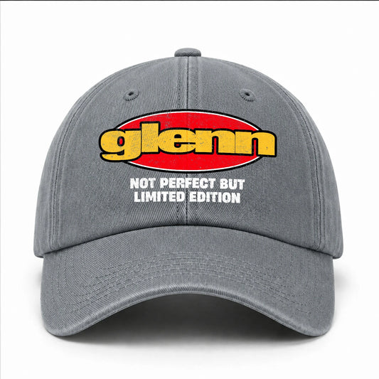 Your Name Not Perfect But Limited Edition Red Logo Washed Cap GLENN 13K1 C84PF