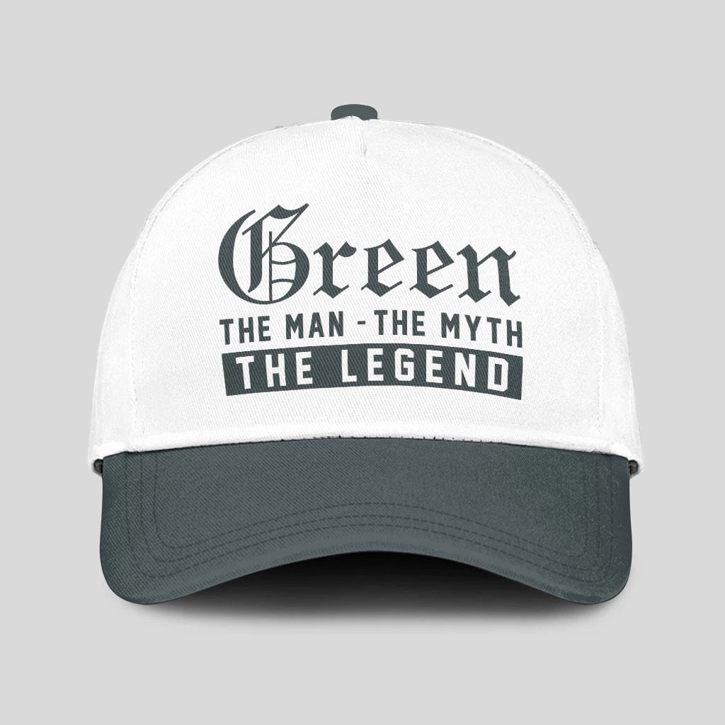 The Man The Myth The Legend Luxury Cap GREEN 13K1 C39PF