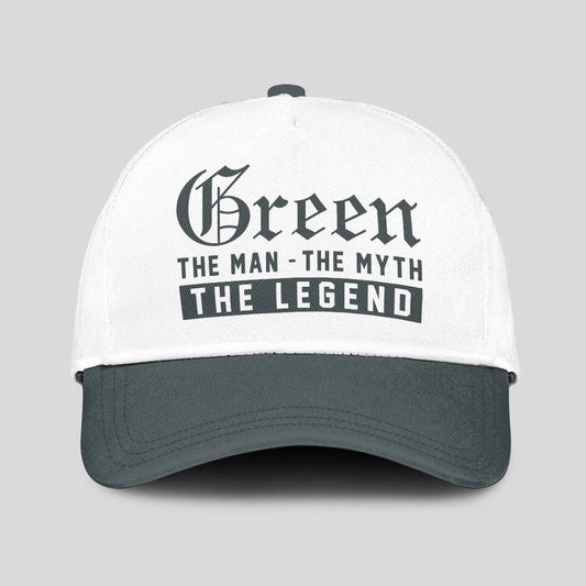 The Man The Myth The Legend Luxury Cap GREEN 13K1 C39PF