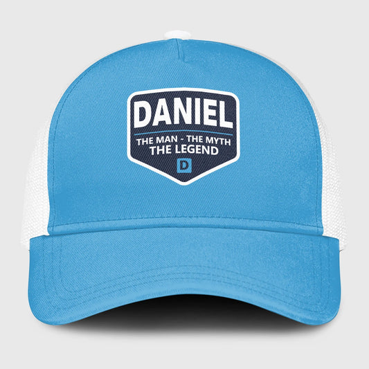 The Man The Myth The Legend Light Blue Mesh Cap DANIEL 13K1 C190PF