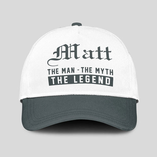 The Man The Myth The Legend Luxury Cap MATT 13K1 C39PF